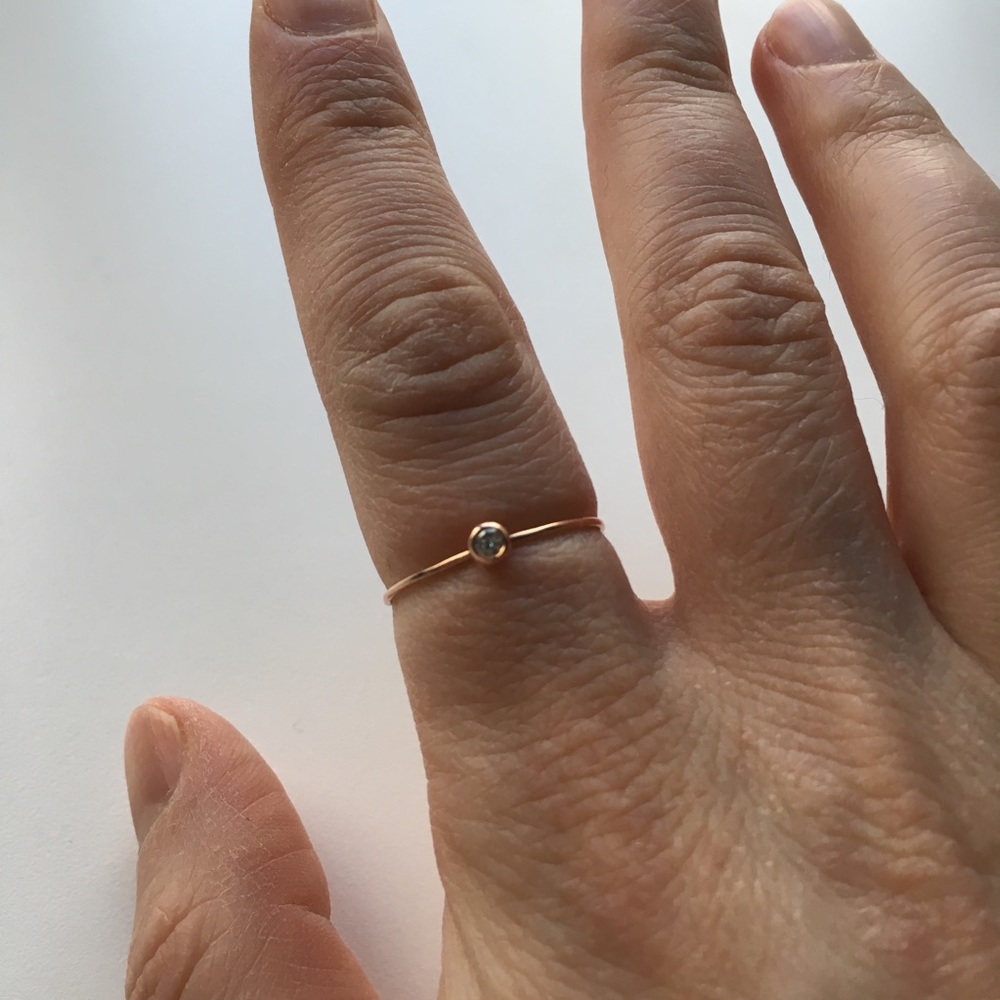 Blanca Monros Gomez Diamond Seed Ring